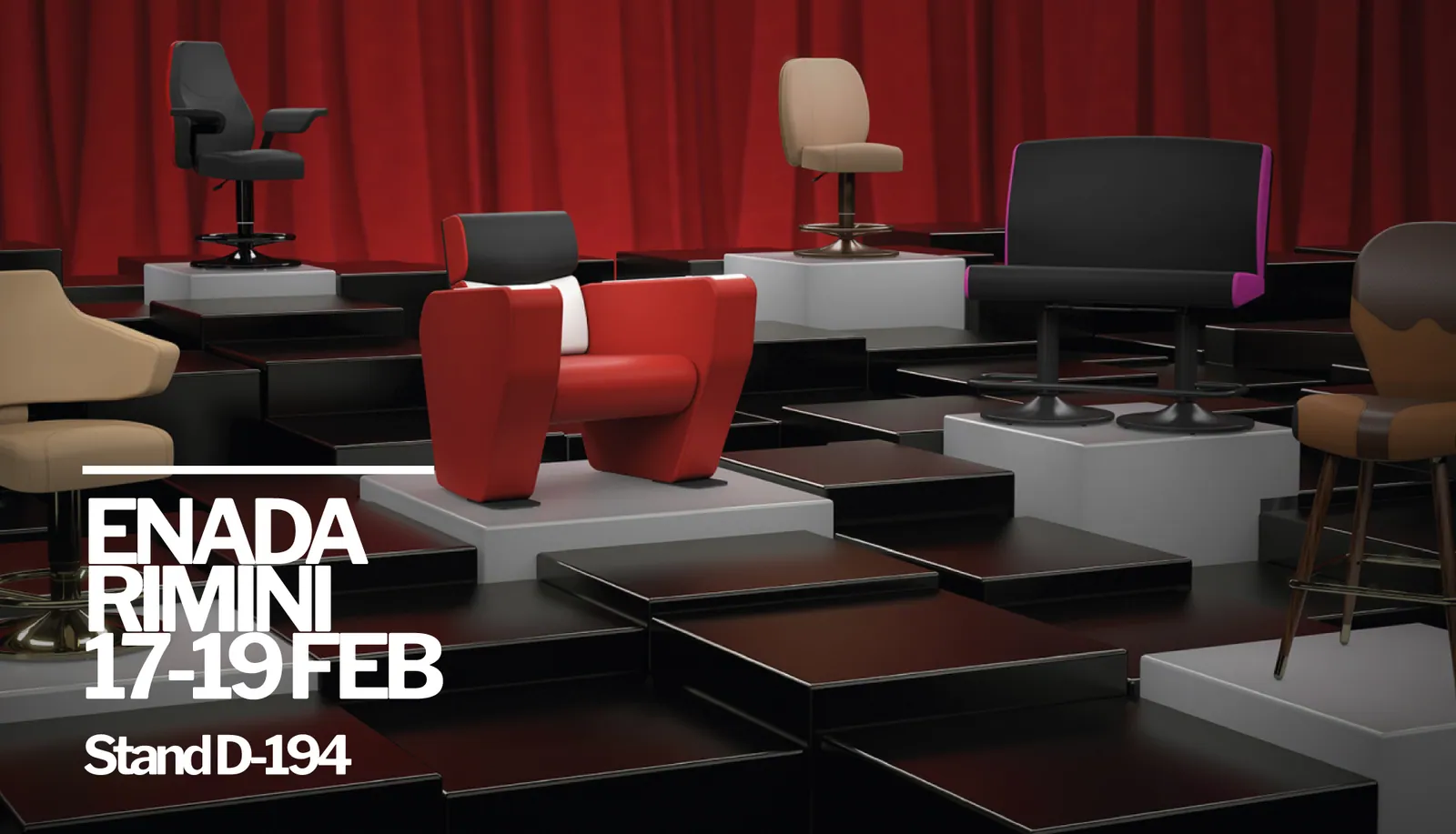 MGR Casino Chairs at Enada 2025