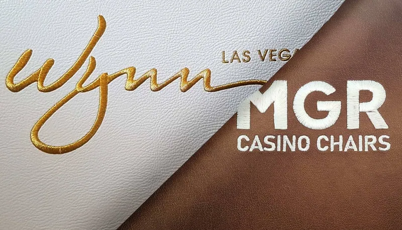 Embroidered logo