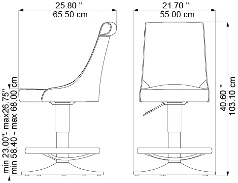 Charlotte, dimensions