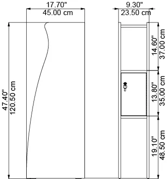 Dalì, dimensions