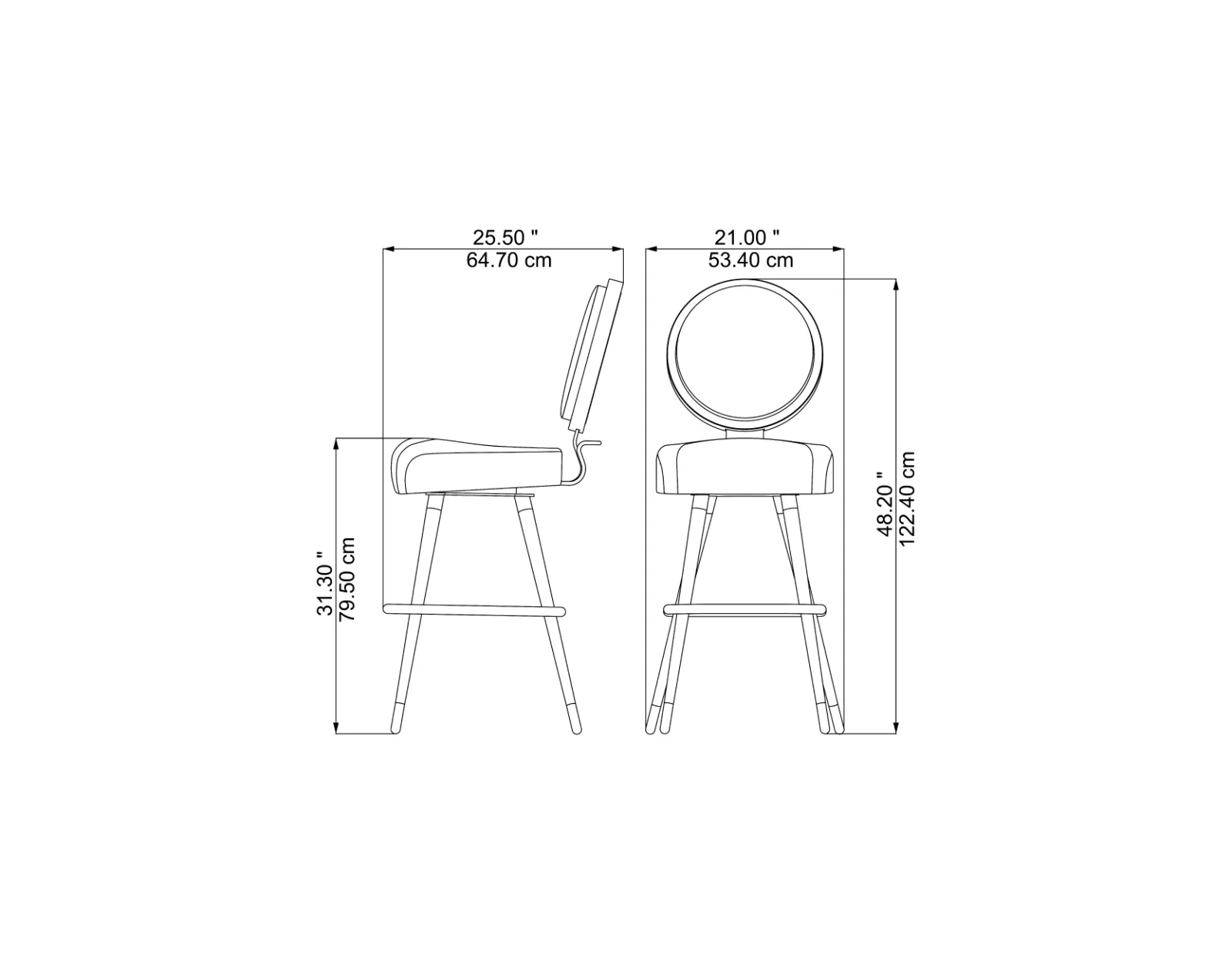 Estragon Lion, dimensions