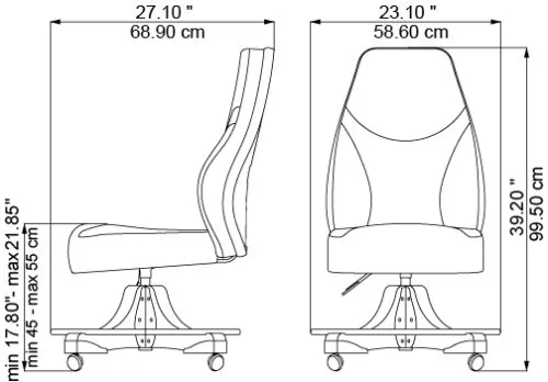 Gelesys, dimensions