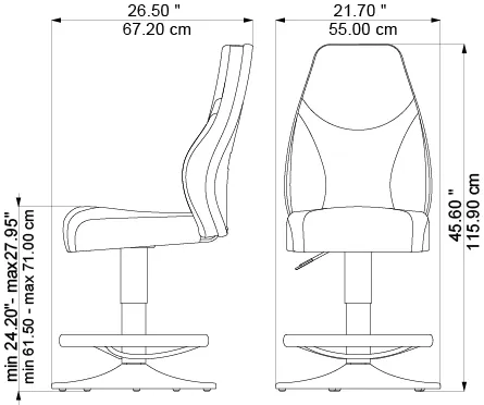 Gelesys, dimensions