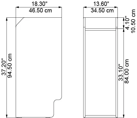 Led, dimensions