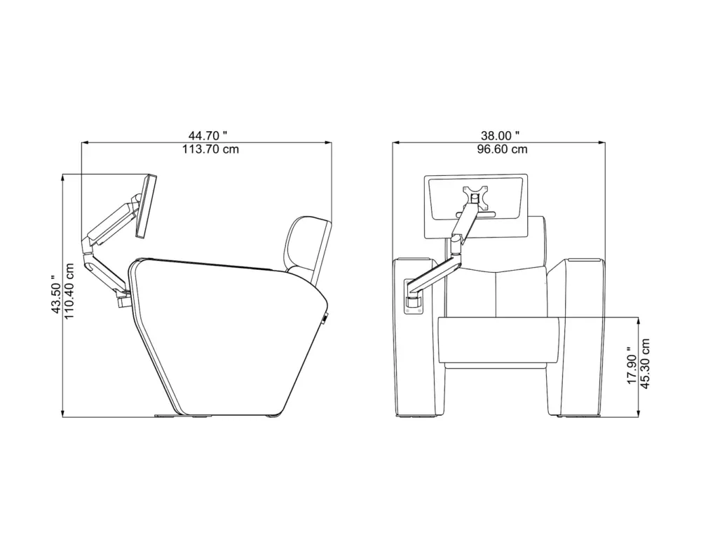 Magneto Screen, dimensions