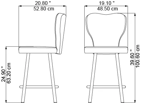 Mercurio, dimensions