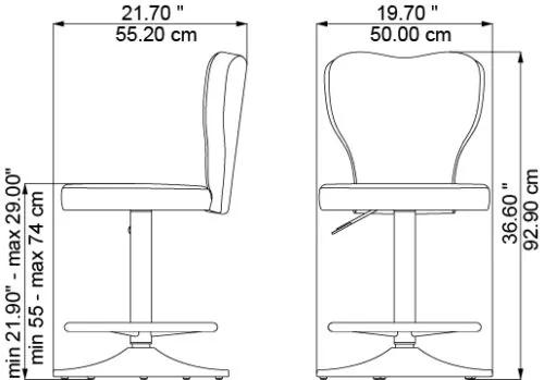 Mercurio, dimensions