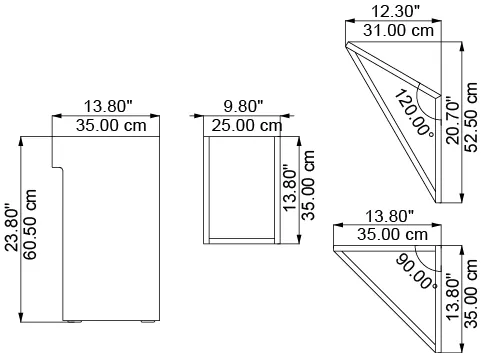 Mondrian, dimensions