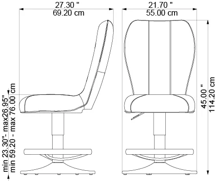Nuvola, dimensions