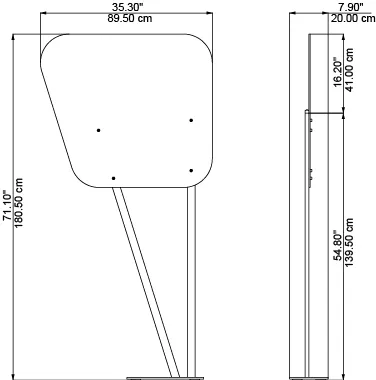 Plexi Y, dimensions