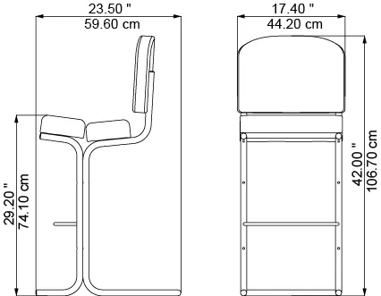 Quadro, dimensions
