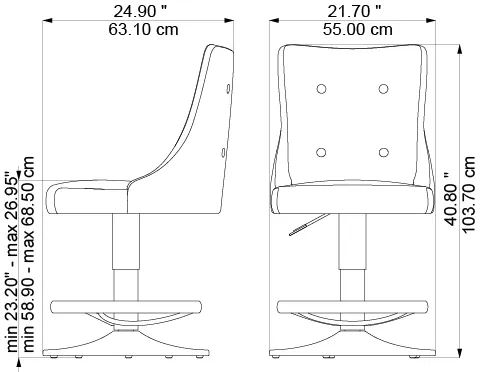 Sophia, dimensions