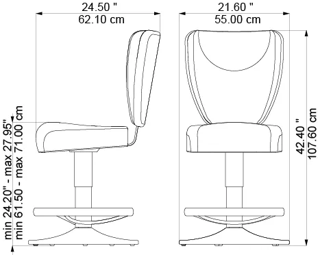 Tulip, dimensions
