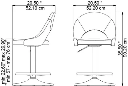 Zenith, dimensions
